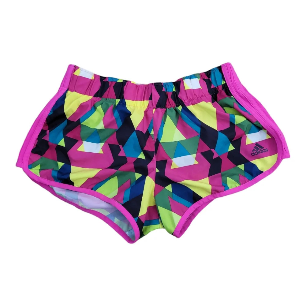 💕Adidas colorblock climate control running shorts‎ Size M